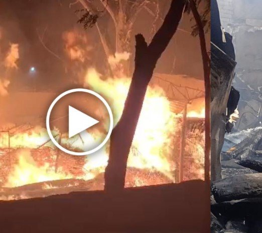 Raipur News : देर रात फाफाडीह टिंबर मार्केट में भीषण आग, 12 से ज्यादा दमकल गाड़ियां मौके पर, लाखों का नुकसान