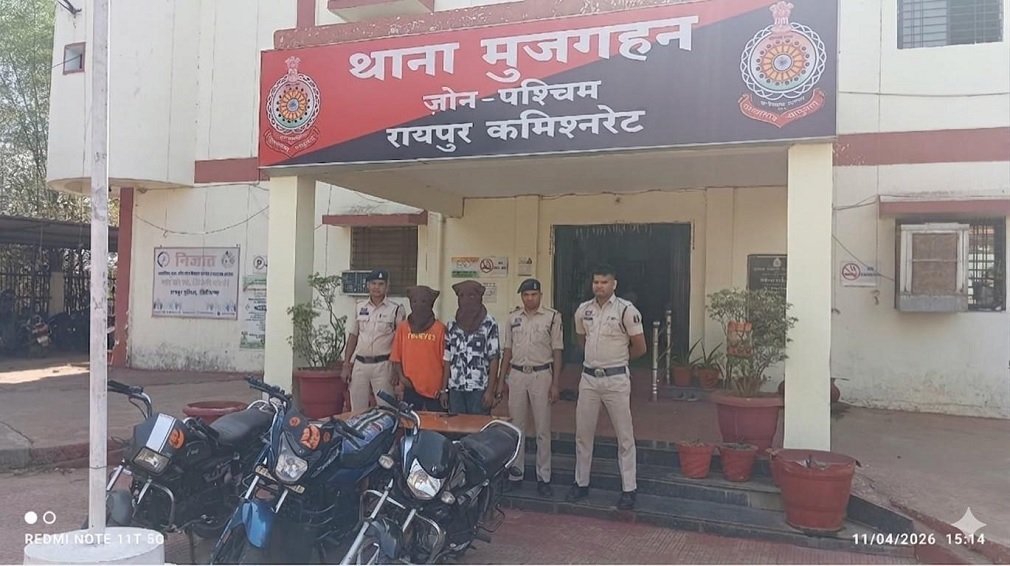 Raipur Crime : सेजबहार लूटकांड का खुलासा: 2 आरोपी और 3 नाबालिग गिरफ्तार, हथियार और लूट का सामान बरामद