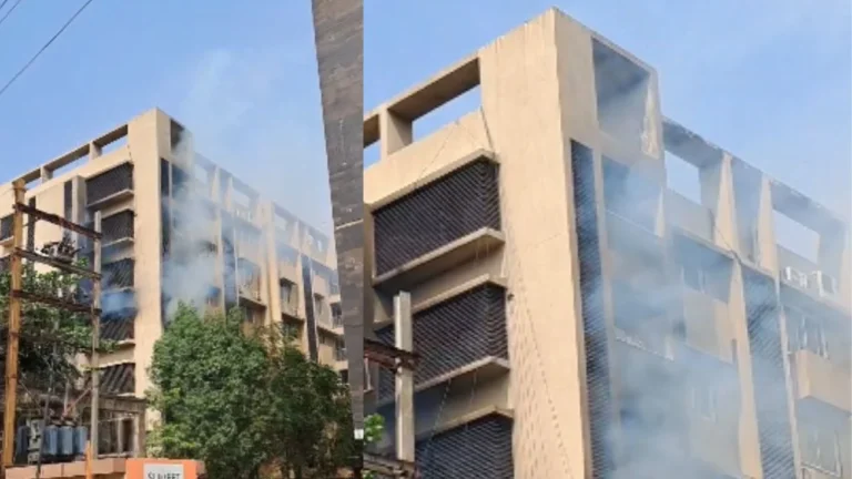 cg news: रायपुर के क्रॉस विंड अपार्टमेंट में आग का कहर, AC ब्लास्ट से मचा हड़कंप, दमकल ने पाया काबू