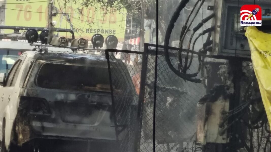 M.P News : भोपाल में सुबह लगी आग ने मचाई अफरा-तफरी! फॉर्च्यूनर कार जलकर खाक…