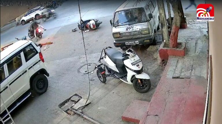 इंदौर में बेखौफ अपराधी! इंजीनियर पर हमला, CCTV में कैद वारदात