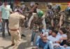 इंदौर में NSUI का उग्र प्रदर्शन, पुलिस से झड़प, कई कार्यकर्ता गिरफ्तार