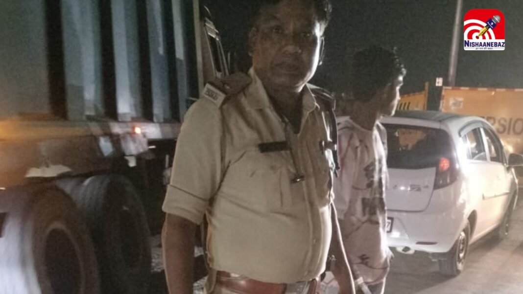 भोपाल में ड्यूटी से लौटते वक्त पुलिसकर्मी बना फरिश्ता, घायल को पहुंचाया अस्पताल