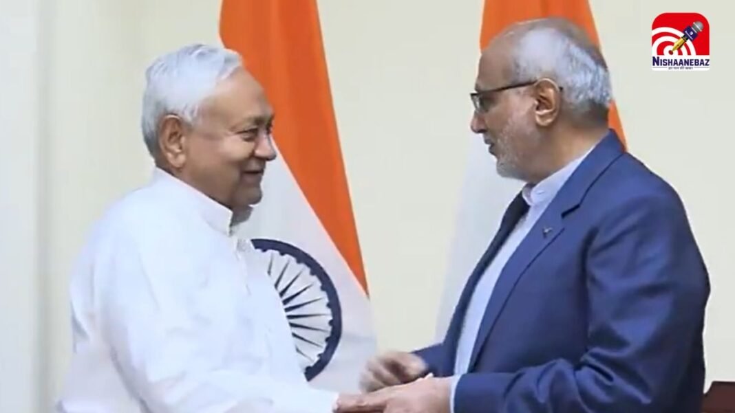बिहार में सियासी हलचल! नीतीश कुमार ने ली राज्यसभा की शपथ, CM पद छोड़ने की तैयारी