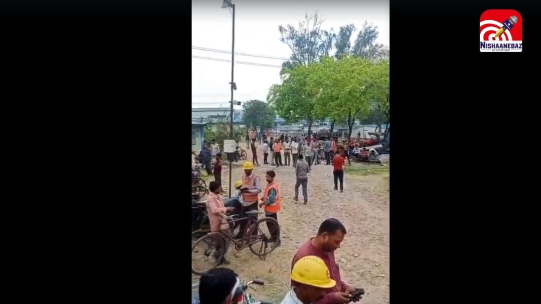 M.P News : सिंगरौली में मजदूरों का हंगामा, NTPC गेट पर प्रदर्शन