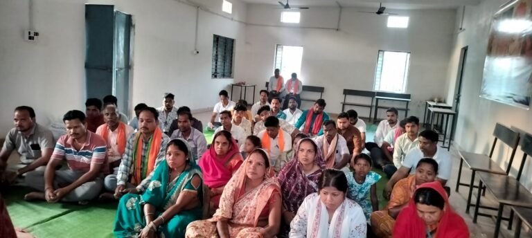 bjp-dharamjaigarh-mandal-meeting: धर्मजयगढ़ में भाजपा ने भरी चुनावी हुंकार! नए प्रभारी के स्वागत के साथ बूथ मजबूत करने पर जोर