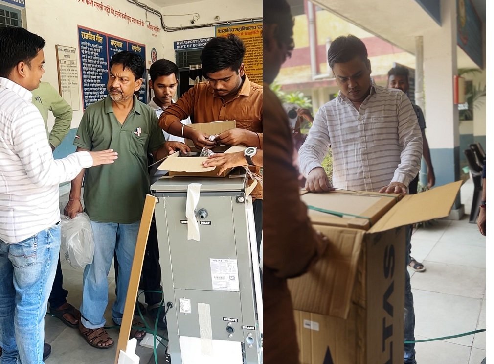 gharghoda news : विधायक लालजीत सिह राठिया के सहयोग और उस्मान बेग के पहल से शासकीय महाविद्यालय घरघोड़ा में विद्यार्थियों को बड़ी राहत
