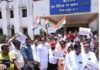 CMO office Raipur : रायपुर में स्वास्थ्य सुविधाओं को लेकर कांग्रेस का प्रदर्शन, CMO कार्यालय का घेराव CMO office Raipur