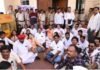 hospital-chaos-congress-protest: सरकारी अस्पतालों की हालत पर सड़क पर उतरी कांग्रेस, CMO ऑफिस के बाहर जमकर नारेबाजी