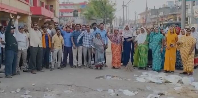 singrauli-nagar-nigam-cleaning-strike: