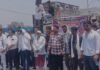 जबलपुर के पाटन में बढ़ती चोरियों के खिलाफ विश्व हिंदू परिषद का थाने पर प्रदर्शन