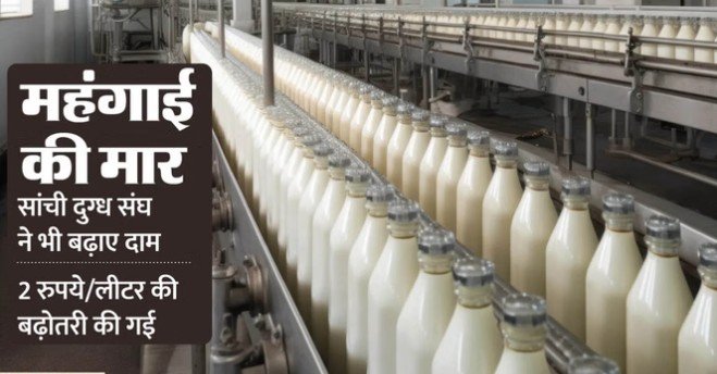 bhopal-milk-price-hike: आज से महंगा हुआ सांची दूध ,भोपाल सहित पूरे मध्य प्रदेश में आज से नई दरें लागू