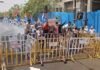 रीवा में NSUI का उग्र प्रदर्शन, डिप्टी सीएम के घर घेराव की कोशिश
