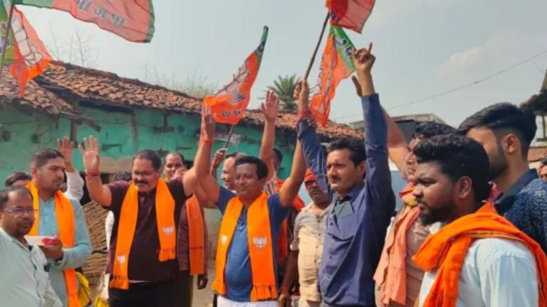 BJP Victory Celebration : बंगाल में ‘खेला’ खत्म : बंगाल और असम में भाजपा की प्रचंड जीत पर जश्न, सांसद राधेश्याम राठिया और कार्यकर्ताओं ने फोड़े पटाखे