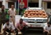 Dhamtari Ganja Seized : नशे की बड़ी खेप बरामद: धमतरी पुलिस ने डस्टर कार से निकाला 27.50 लाख का गांजा, महाराष्ट्र तक जुड़े तार