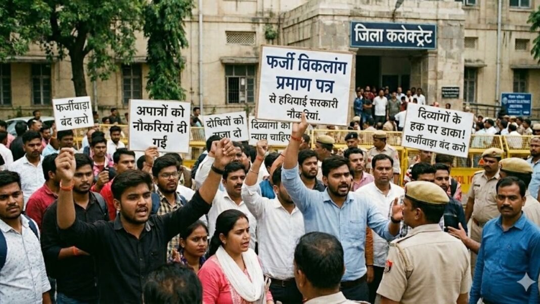 Fake Disability Certificate Scams: दिव्यांग कोटा घोटाला: स्वस्थ रसूखदारों ने फर्जी प्रमाण पत्र के सहारे हथियाई सरकारी नौकरियां; असली हकदार दर-दर भटकने को मजबूर