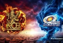 Raipur – IPL Live : रोहित शर्मा सस्ते में आउट, शुरुआती झटकों से लड़खड़ाई मुंबई इंडियंस, आरसीबी की घातक गेंदबाजी