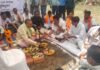 Gharghoda Development: रायगढ़ सांसद राधेश्याम राठिया ने किया भूमिपूजन: मां बैगिन डोकरी मंदिर परिसर में बनेगा भव्य गार्डन, बदलेगी सूरत
