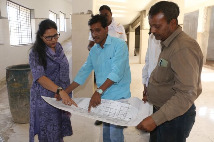 umaria-health-center-construction-inspection: