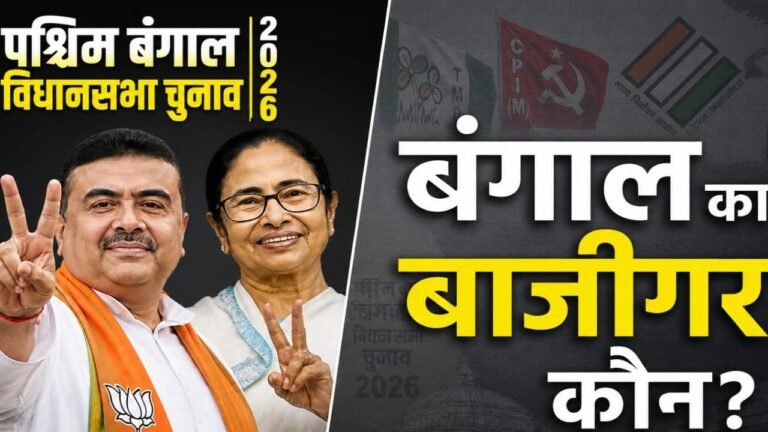 Bengal Chunav Results 2026 : बंगाल में BJP की सुनामी! 190 सीटों पर बढ़त, TMC 99 पर सिमटी; कोलकाता में जश्न शुरू