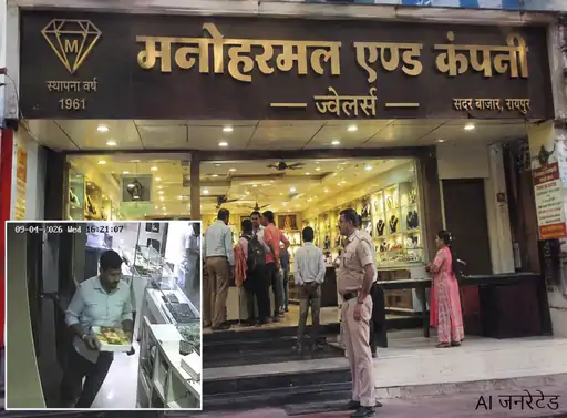 Gold Theft Case:रायपुर में 16 साल पुराने कर्मचारी ने उड़ाया 2 करोड़ का सोना, लॉकर में रखने के बजाय खुद समेटा