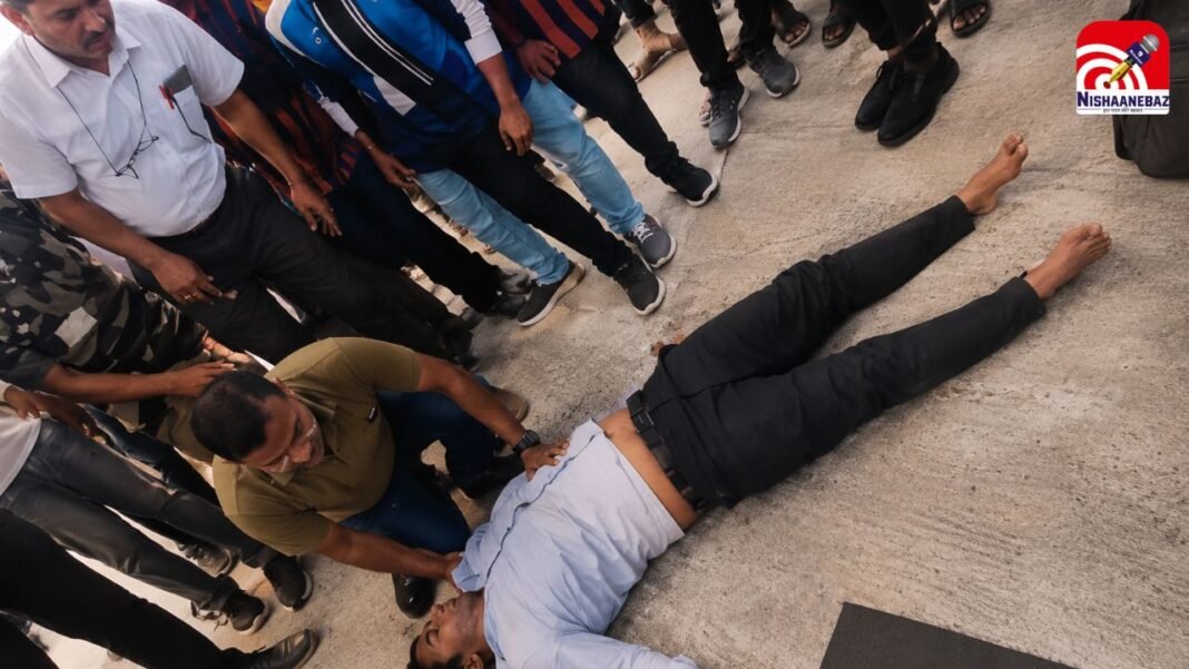 रायपुर के माना एयरपोर्ट पर अचानक मचा हड़कंप! यात्रियों के बीच 30 फीट ऊंचाई से गिरा मजदूर, Video वायरल