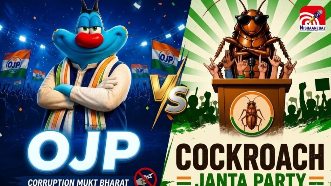 ‘कॉकरोच’ के खिलाफ उतरी ‘ओगी जनता पार्टी’! सोशल मीडिया पर छिड़ी नई जंग, पोस्ट और मेनिफेस्टो वायरल