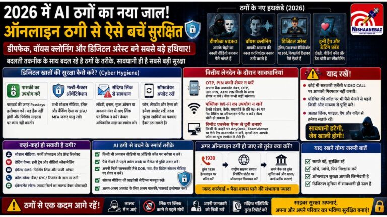 बदल चूका ऑनलाइन ठगी का पूरा खेल! OTP नहीं, अब चेहरा और आवाज हो रहे चोरी… ऐसे बचाएं अपना पैसा