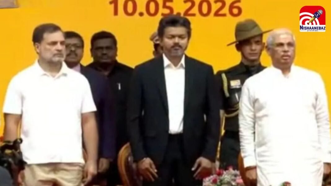 आज से तमिलनाडु में बजेगा ‘थलपति’ का डंका! विजय ने ली CM पद की शपथ… 9 विधायक भी बने मंत्री, शामिल हुए एक्ट्रेस तृषा और राहुल गांधी
