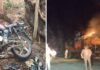 Surajpur Accident News: खड़े ट्रक से टकराई बाइक, 3 युवकों की मौत; गुस्साई भीड़ ने ट्रक फूंका Surajpur Accident News