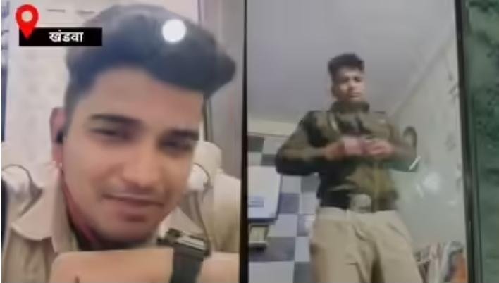 Khandva News: सोशल मीडिया पर आरक्षक के आपत्तिजनक फोटो-वीडियो वायरल, हिंदू संगठनों ने खोला मोर्चा; जांच शुरू