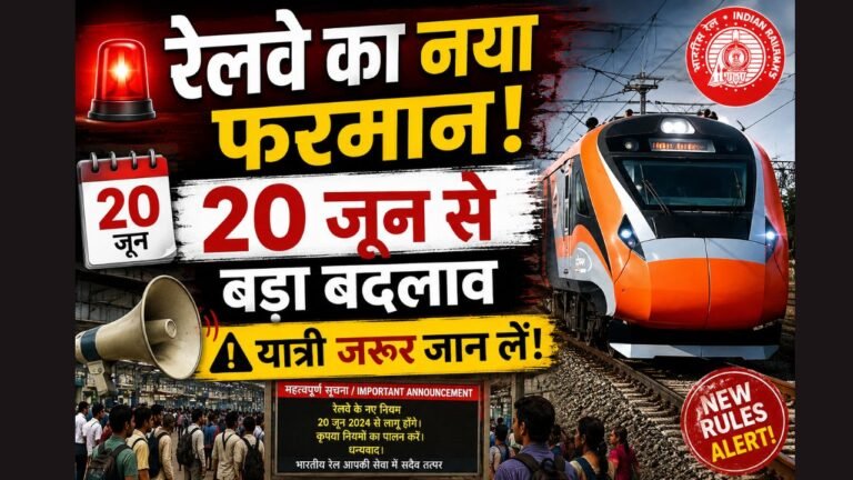 Indian Railways New Rules: 1 जुलाई के बजाय 20 जून से ही देशभर में लागू हुए रेलवे के नए नियम, स्टेशनों पर शुरू हुआ हाई-अलर्ट अनाउंसमेंट