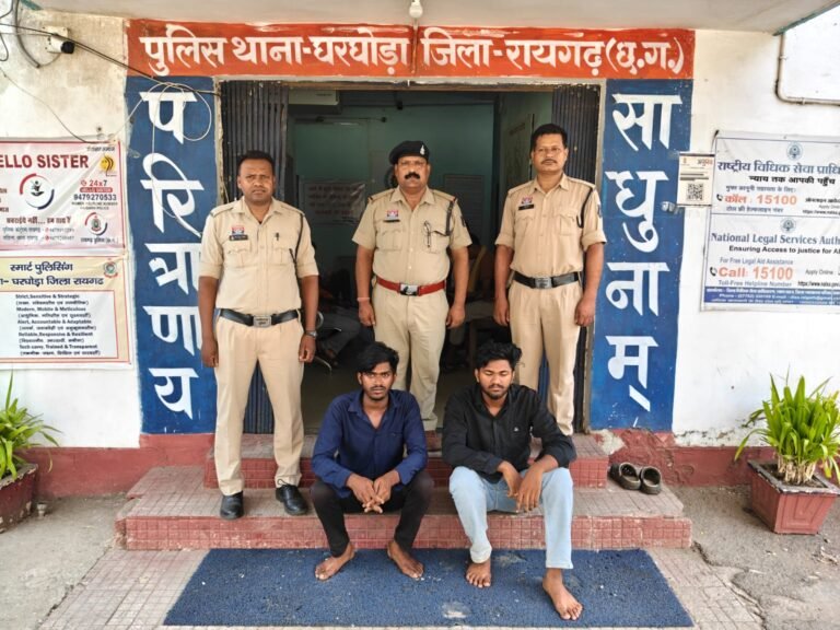 Gharghoda Assault Case: उधारी के पैसे मांगने पर महिला से मारपीट, पुलिस ने चौबीस घंटे के भीतर दो सगे भाइयों को दबोचा
