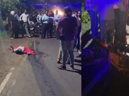 CG Accident News: तेज रफ्तार हाईवा ने बाइक को मारी टक्कर, BSP के ठेका कर्मी की मौत, दो घायल CG Accident News: