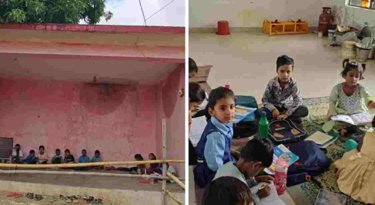 MP Education: ‘स्कूल चलें हम’ के दावों की खुली पोल गैस सिलेंडर के बीच पढ़ाई, खुले कुएं के साए में बैठते मासूम, शहडोल का स्कूल बना हादसे का इंतजार