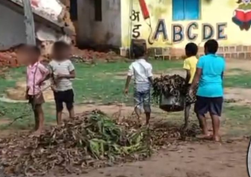 MP Education News: शहडोल के सरकारी स्कूल में बच्चों से कराई गई झाड़ियों की सफाई, VIDEO वायरल; शिक्षा व्यवस्था और सुरक्षा पर उठे गंभीर सवाल MP Education News: शहडोल के सरकारी स्कूल में बच्चों से कराई गई झाड़ियों की सफाई, VIDEO वायरल; शिक्षा व्यवस्था और सुरक्षा पर उठे गंभीर सवाल