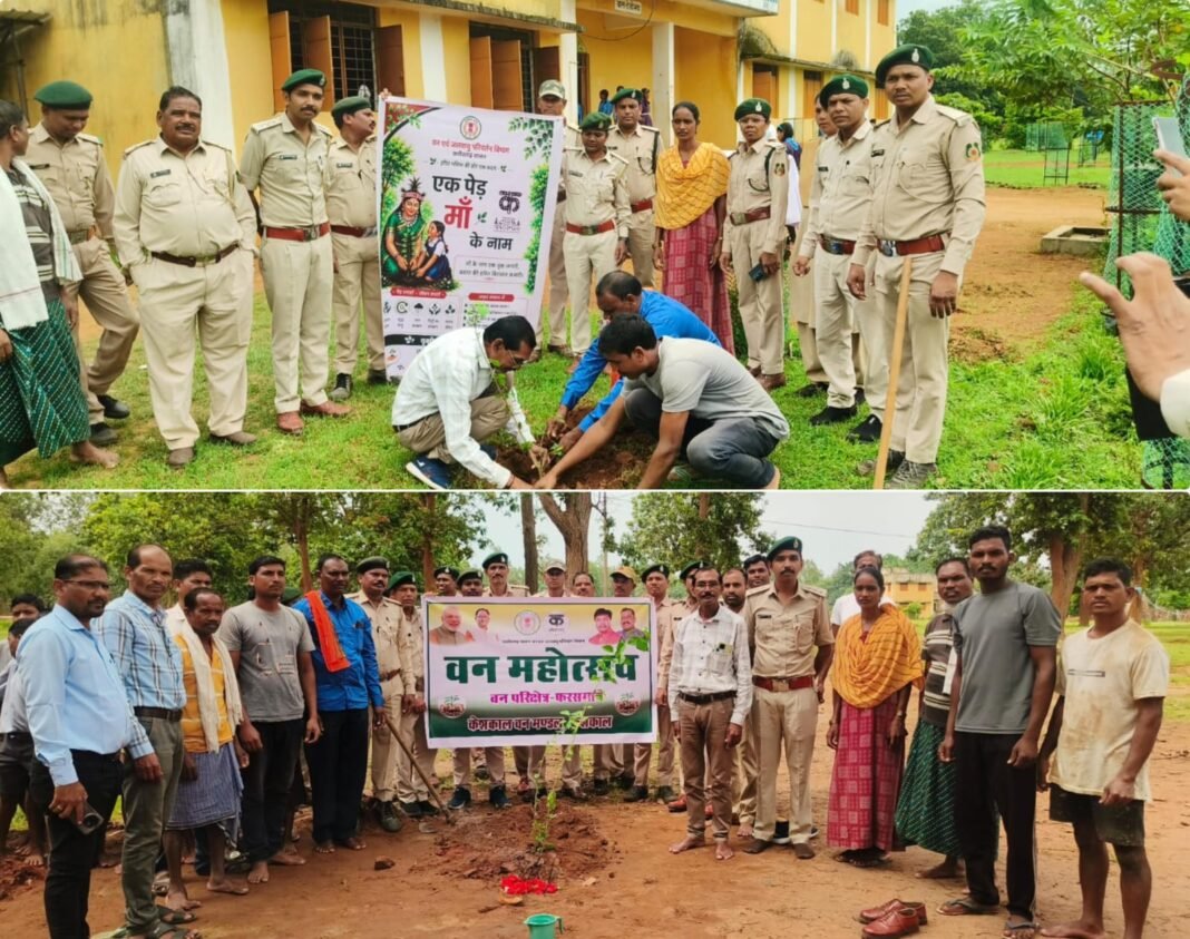 Pharasgaon Van Mahotsav: सोड़मा स्कूल परिसर में परिक्षेत्र स्तरीय वन महोत्सव; जनप्रतिनिधियों और बच्चों ने मिलकर रोपे पौधे Pharasgaon Van Mahotsav: सोड़मा स्कूल परिसर में परिक्षेत्र स्तरीय वन महोत्सव; जनप्रतिनिधियों और बच्चों ने मिलकर रोपे पौधे