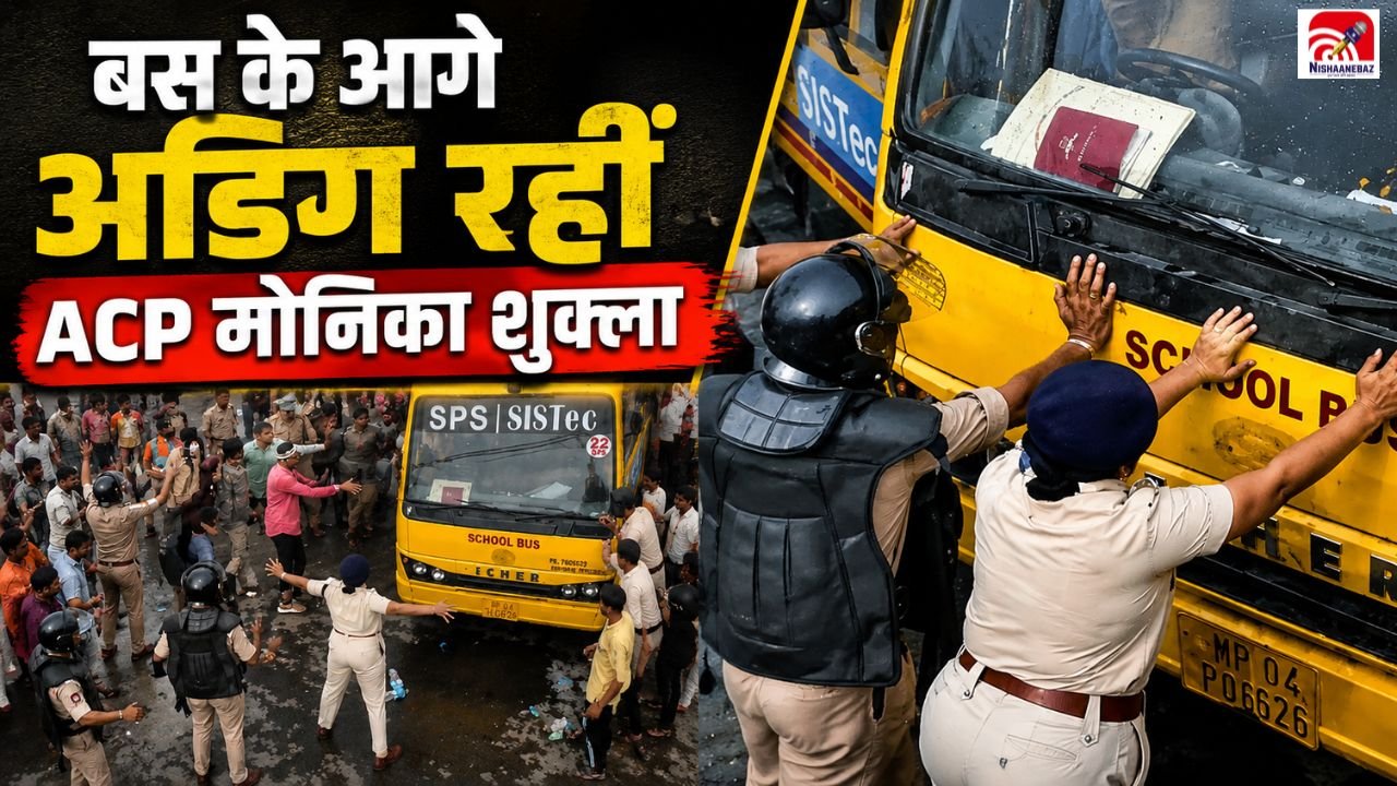 भोपाल में किसानों के मार्च के बीच जब बस के सामने अकेली खड़ी हो गईं महिला ACP, Video देखकर लोग कर रहे सलाम