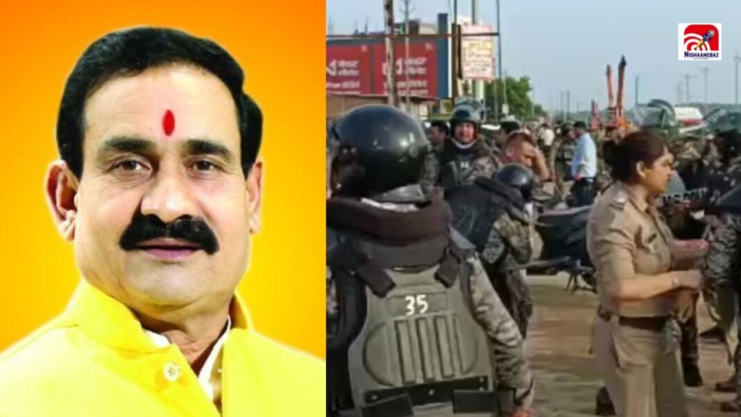 MP News: दतिया में नरोत्तम मिश्रा का टिकट कटा तो मचा बवाल!पुलिस और प्रदर्शनकारियों में झड़प MP News: दतिया में नरोत्तम मिश्रा का टिकट कटा तो मचा बवाल!पुलिस और प्रदर्शनकारियों में झड़प