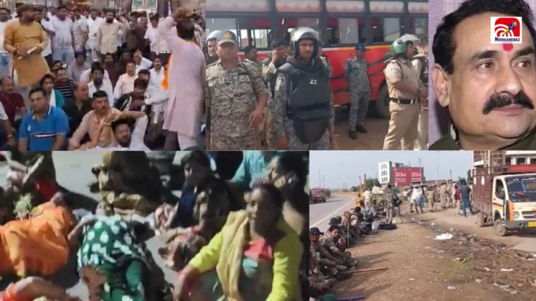 MP News: दतिया में बवाल के बाद BJP का बड़ा एक्शन! नरोत्तम मिश्रा के 17 समर्थकों पर FIR MP News: दतिया में बवाल के बाद BJP का बड़ा एक्शन! नरोत्तम मिश्रा के 17 समर्थकों पर FIR