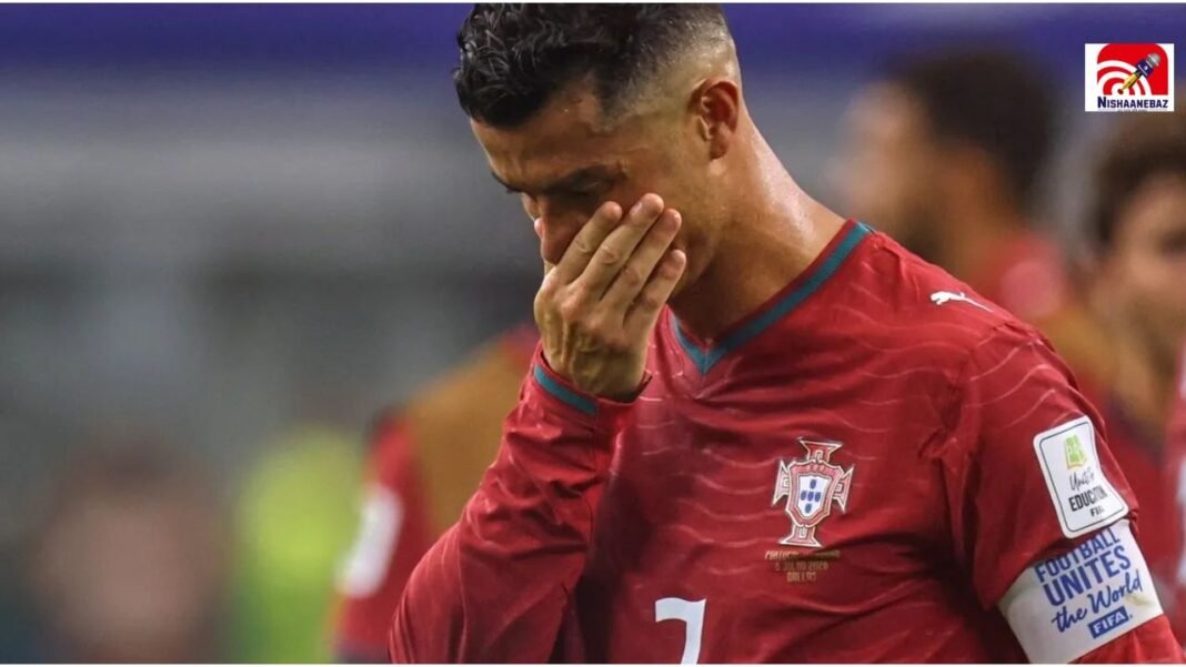 FIFA World Cup 2026: स्पेन से हार, टूटा रोनाल्डो का सबसे बड़ा सपना! मैदान पर छलक पड़े आंसू FIFA World Cup 2026: स्पेन से हार, टूटा रोनाल्डो का सबसे बड़ा सपना! मैदान पर छलक पड़े आंसू