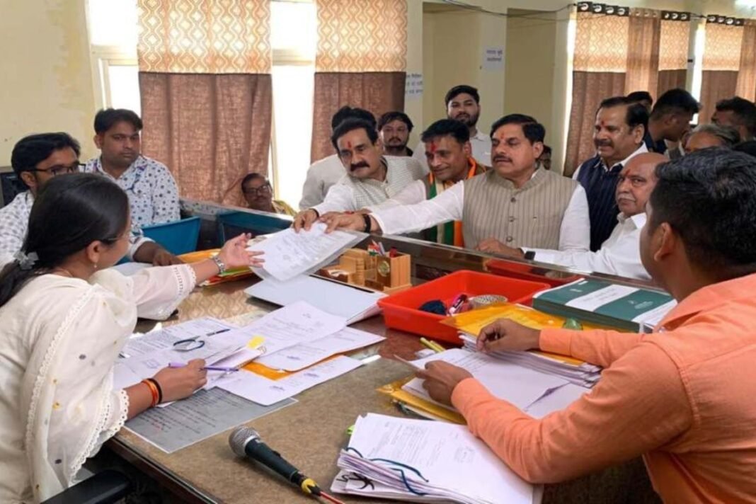 Datia By-Election: दतिया उपचुनाव में सीएम डॉ. मोहन यादव ने भरी हुंकार, कहा- ‘विकास का पर्याय है भाजपा’, प्रत्याशी आशुतोष तिवारी का दाखिल कराया नामांकन Datia By-Election: दतिया उपचुनाव में सीएम डॉ. मोहन यादव ने भरी हुंकार, कहा- ‘विकास का पर्याय है भाजपा’, प्रत्याशी आशुतोष तिवारी का दाखिल कराया नामांकन
