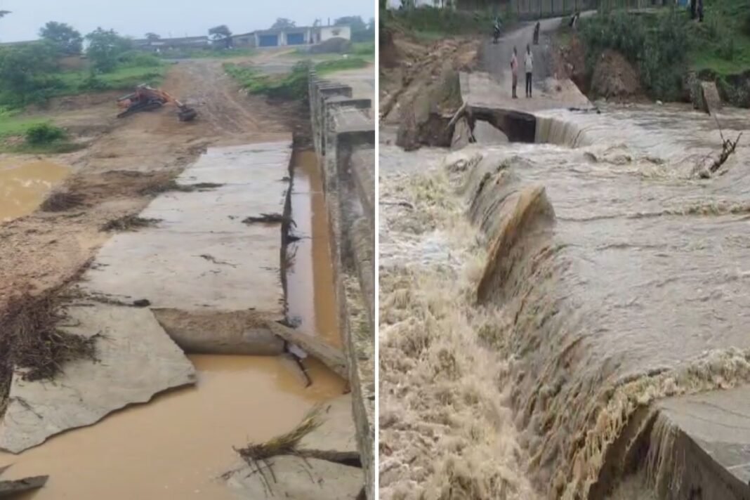 Rain Havoc on Infrastructure: सूरजपुर: मानसूनी बारिश में बहे दो-दो रपटे; करोड़ों की पुलिया के बाद लाखों का निर्माण मलबे में तब्दील, कलेक्टर ने बैठाई जांच Rain Havoc on Infrastructure: सूरजपुर: मानसूनी बारिश में बहे दो-दो रपटे; करोड़ों की पुलिया के बाद लाखों का निर्माण मलबे में तब्दील, कलेक्टर ने बैठाई जांच