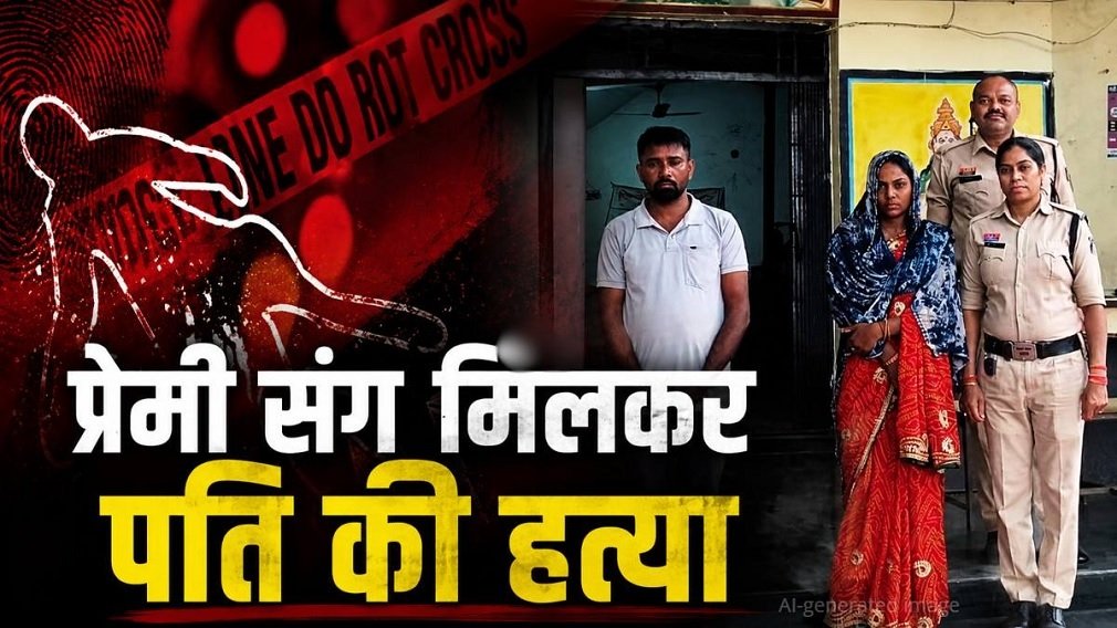 Rajnandgaon Crime:अंधे कत्ल का खुलासा: पत्नी ने प्रेमी संग मिलकर पति को उतारा मौत के घाट, शव सड़क किनारे फेंककर हादसा दिखाने की कोशिश