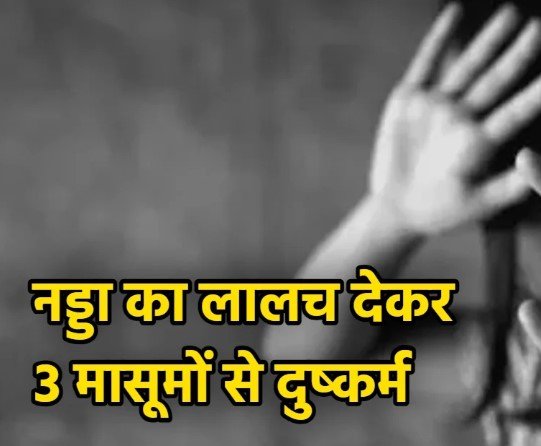 Durg Crime News:नड्डा का लालच देकर 3 मासूमों से किया दुष्कर्म, अधेड़ की हैवानियत जानकर उड़ जाएंगे होश