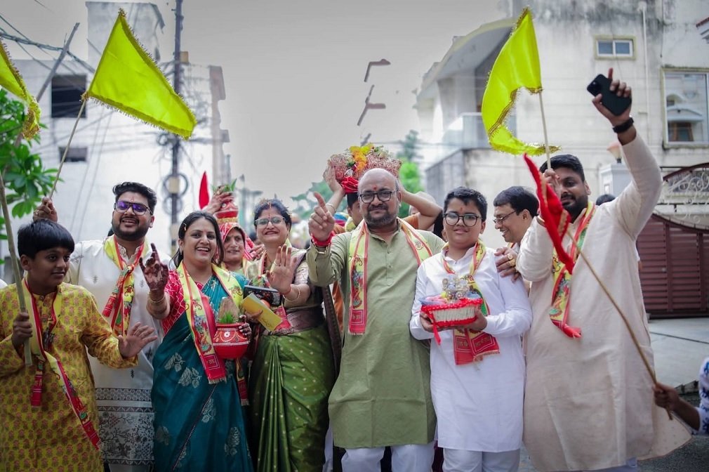 Khatushyam Temple: खाटूश्याम मंदिर में श्रीमद भागवत का आयोजन शुरू,भव्य कलश यात्रा निकाली गई