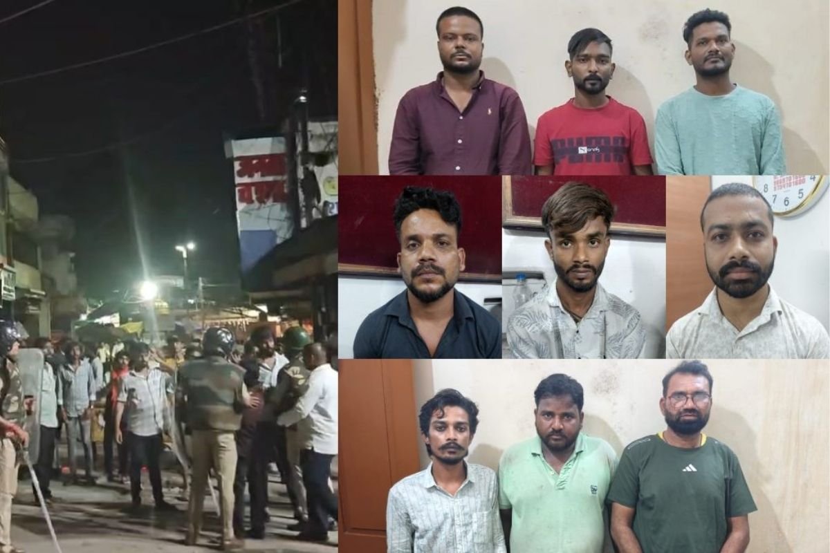 Bilaspur Violence CCTV Drone Surveillance: बिलासपुर हिंसा के बाद चप्पे-चप्पे पर पुलिस का पहरा: सिम्स और करोना चौक में फ्लैग मार्च, अफवाह फैलाने वालों पर नजर