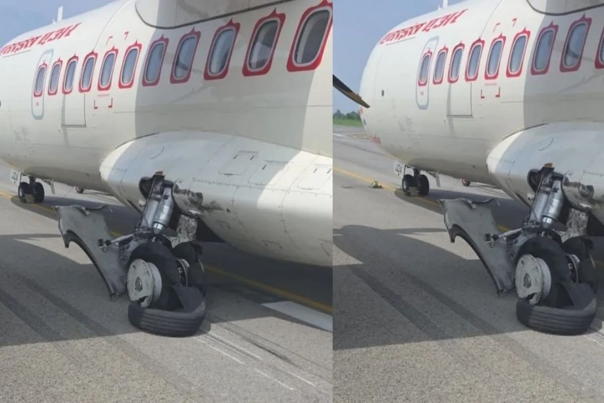 Bilaspur Airport Flight Accident: बिलासपुर एयरपोर्ट पर बड़ा हादसा टला, प्रयागराज से आई फ्लाइट का लैंडिंग के दौरान फटा टायर