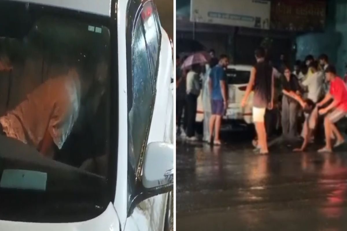 Bilaspur Car Accident Viral Video Controversy: बिलासपुर में एक्सीडेंट के बाद कार सवार युवक-युवती की पिटाई! ई-रिक्शा को टक्कर मारने के बाद कार में किस करने का वीडियो वायरल