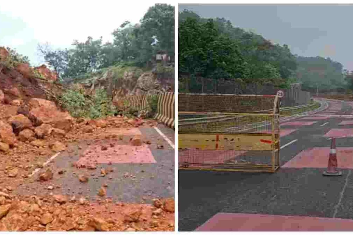 Nauradehi NH 45 Landslide Traffic Blocked: जबलपुर-भोपाल NH-45 पर बड़ा हादसा: नौरादेही अभयारण्य के पास लैंडस्लाइड, टेबल टॉप हाईवे पर यातायात पूरी तरह ठप